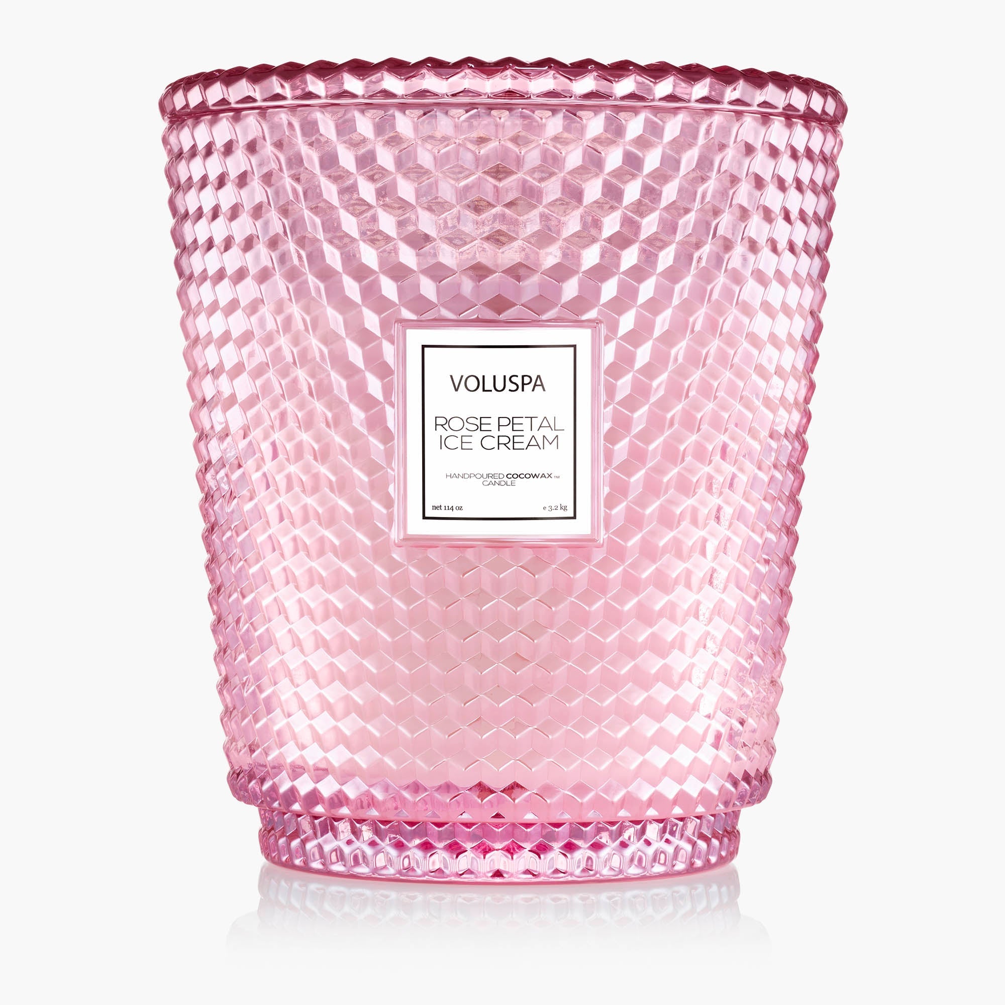 Rose Petal Ice Cream | 5 Wick Hearth Candle | VOLUSPA