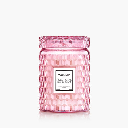Rose Petal Ice Cream - Large Jar Candle