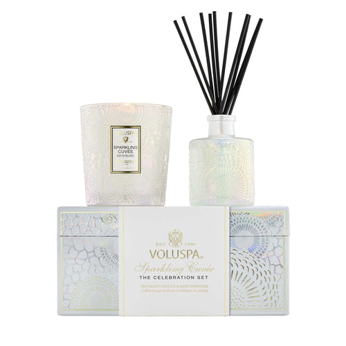 Sparkling Cuvée Celebration - Candle & Diffuser Gift Set