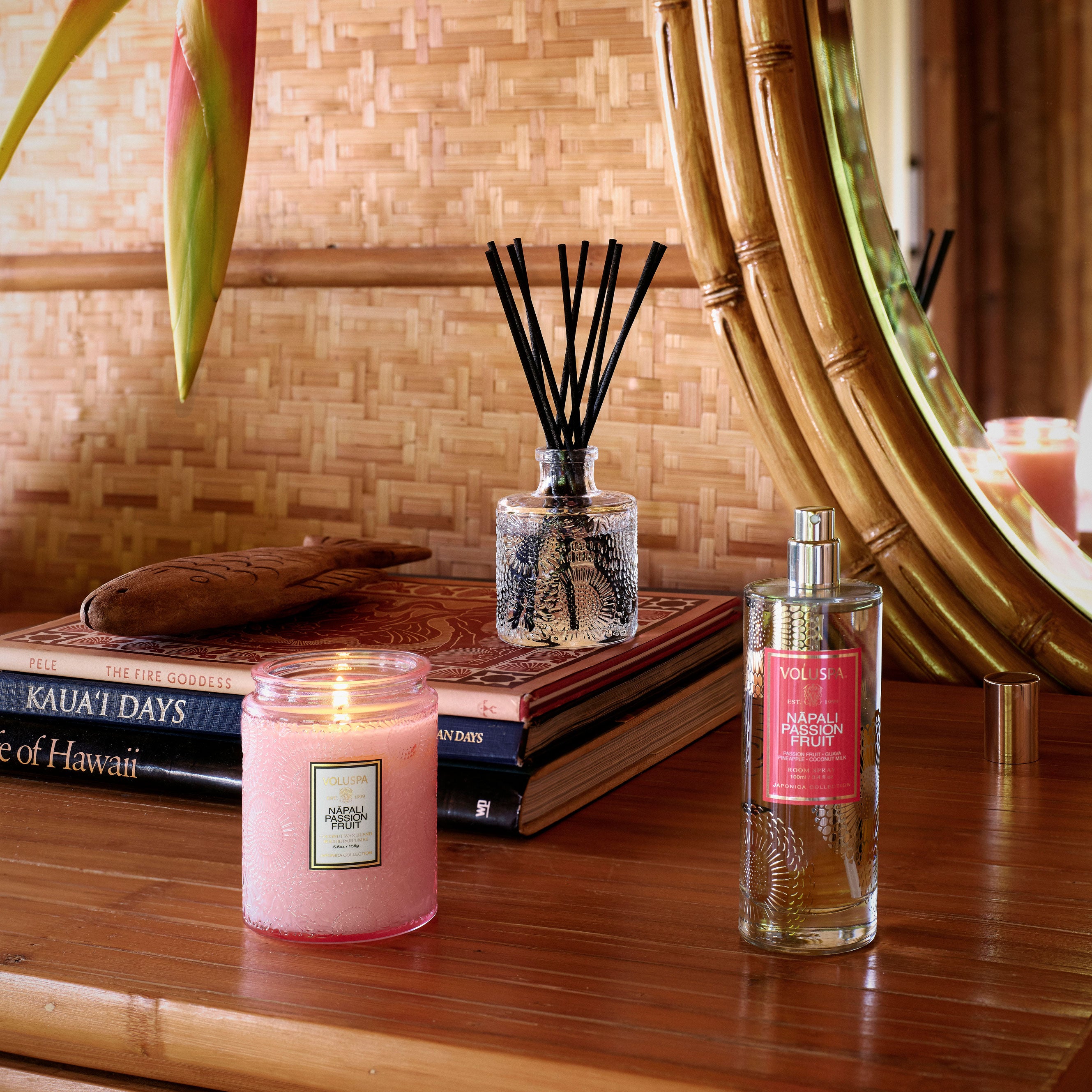 Nāpali Passion Fruit | Reed Diffuser | VOLUSPA