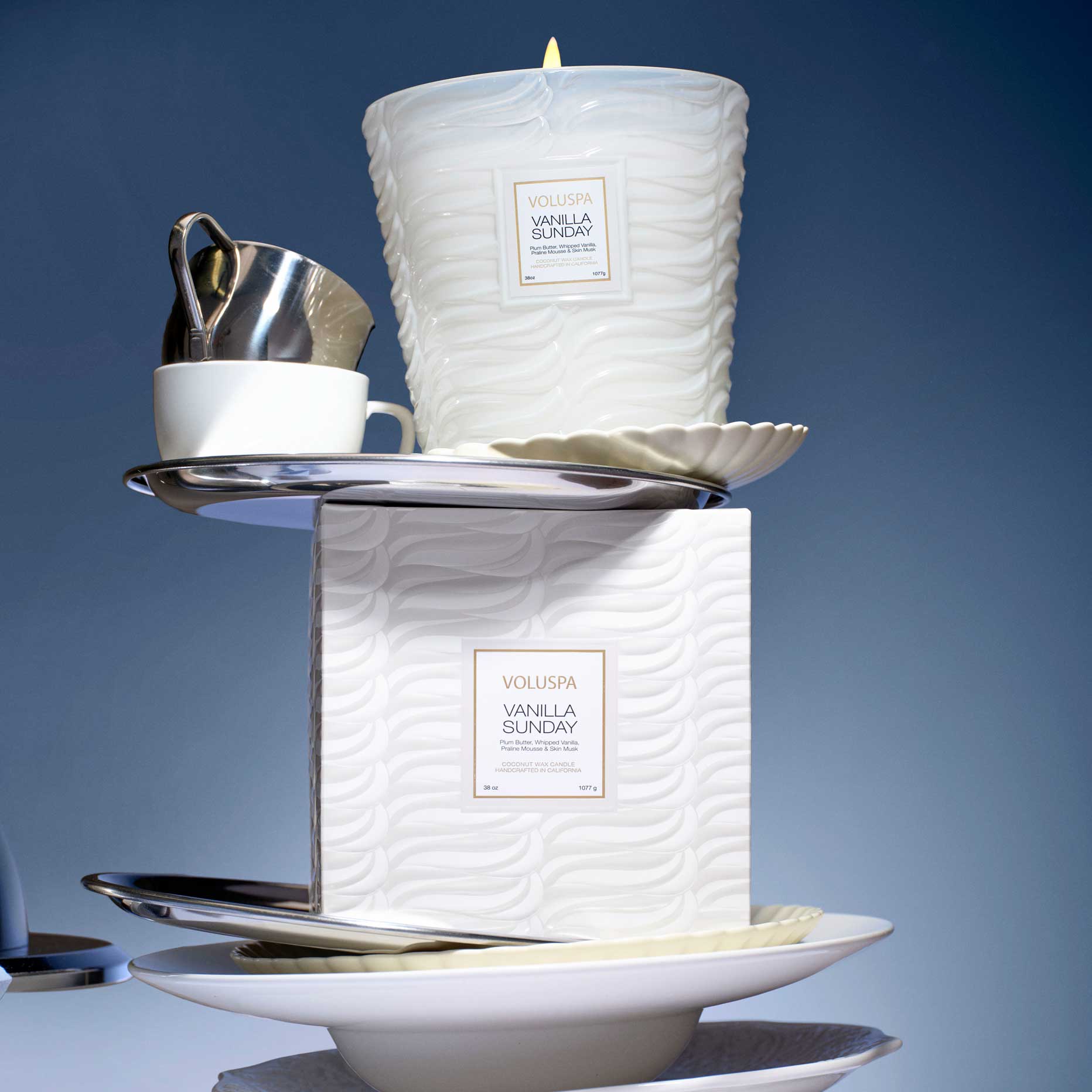 Vanilla Sunday | 3 Wick Hearth Candle | VOLUSPA
