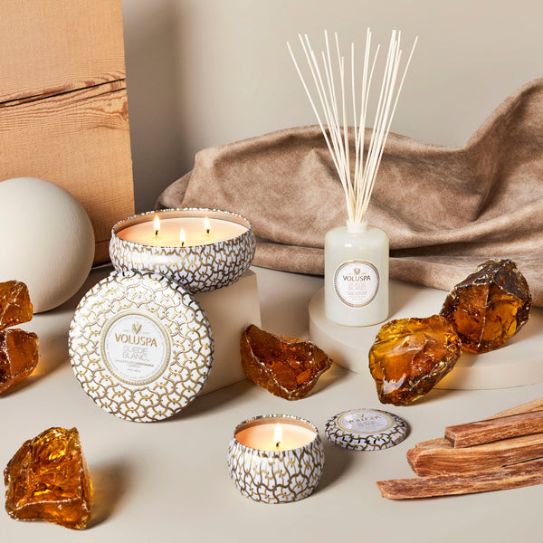 Suede Blanc | Reed Diffuser | VOLUSPA