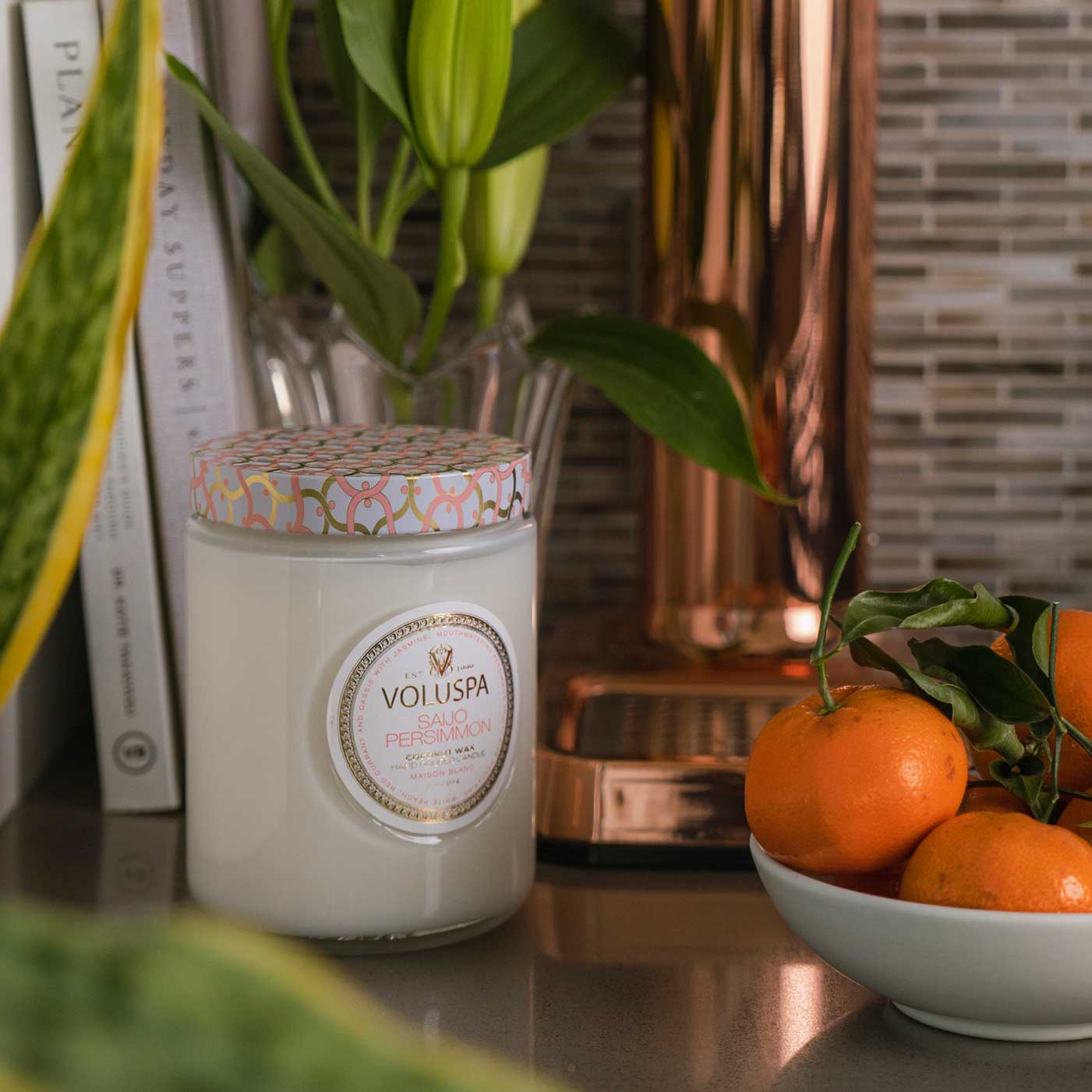 Saijo Persimmon | Large Jar Candle | VOLUSPA