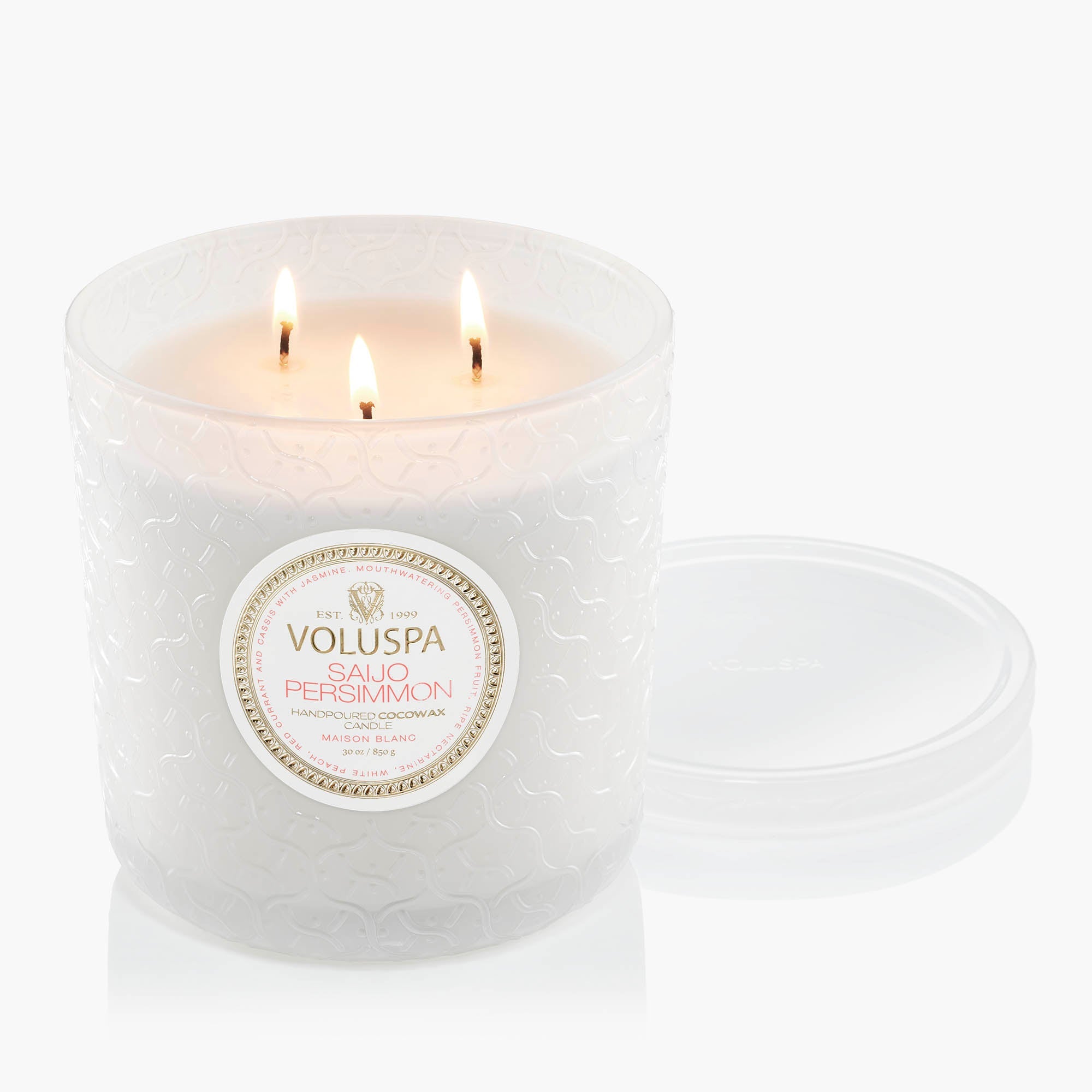 Saijo Persimmon | Boxed Luxe Candle | VOLUSPA