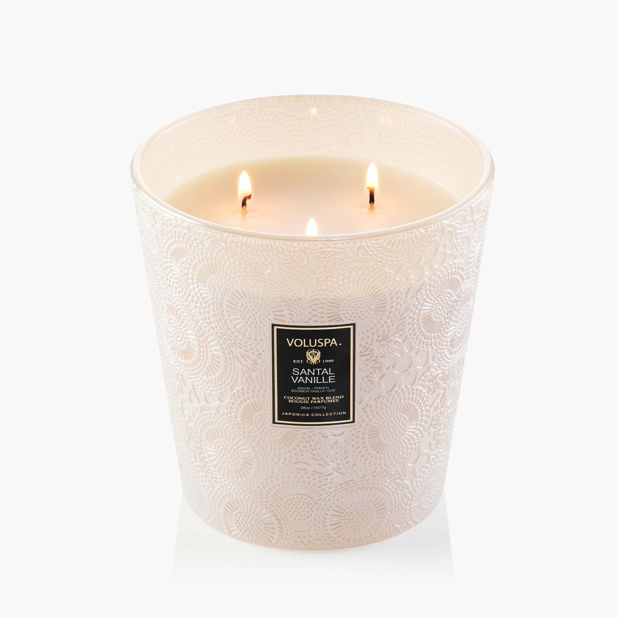 Santal Vanille | 3 Wick Hearth Candle | VOLUSPA