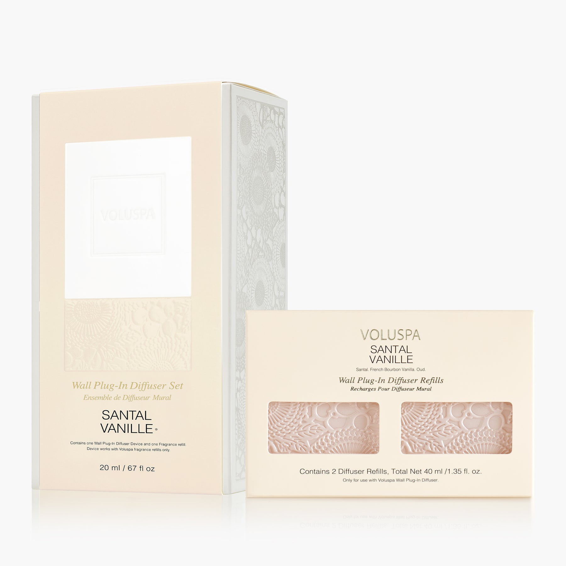 Santal Vanille - Wall Plug-In Starter Kit + Twin Refills Bundle