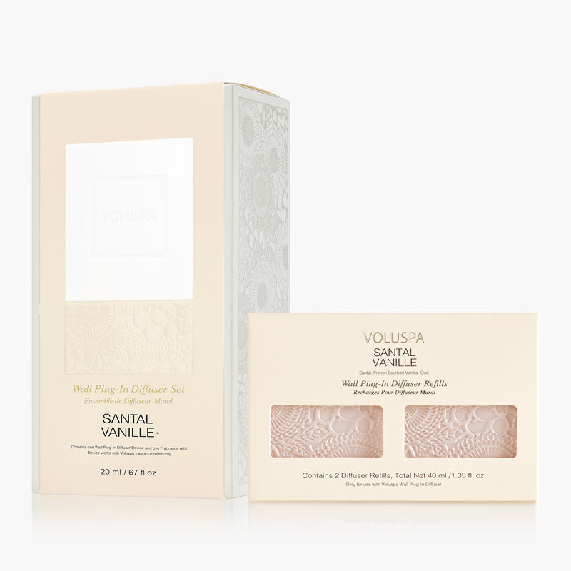Santal Vanille - Wall Plug-In Starter Kit + Twin Refills Bundle - view 1