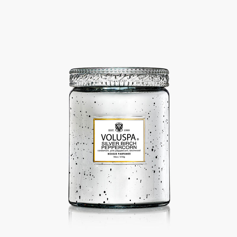 Silver Birch Peppercorn - Large Jar Candle