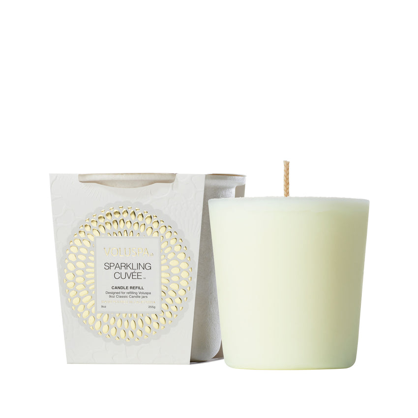 Sparkling Cuvee | Classic Candle Refill | VOLUSPA