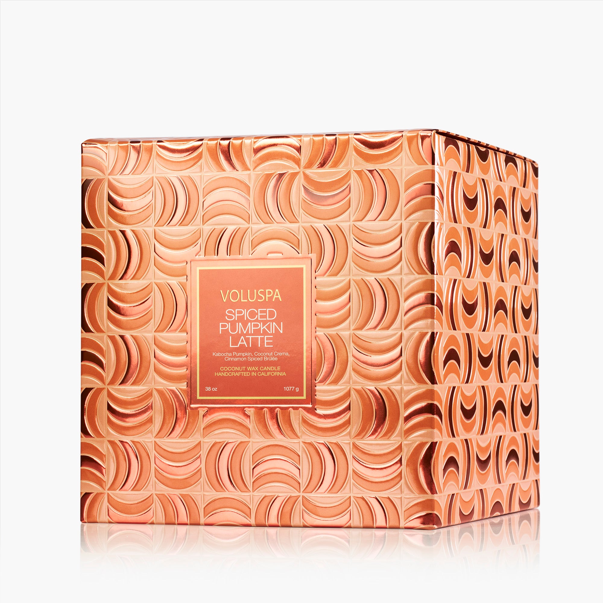 Spiced Pumpkin Latte | 3 Wick Hearth Candle | VOLUSPA