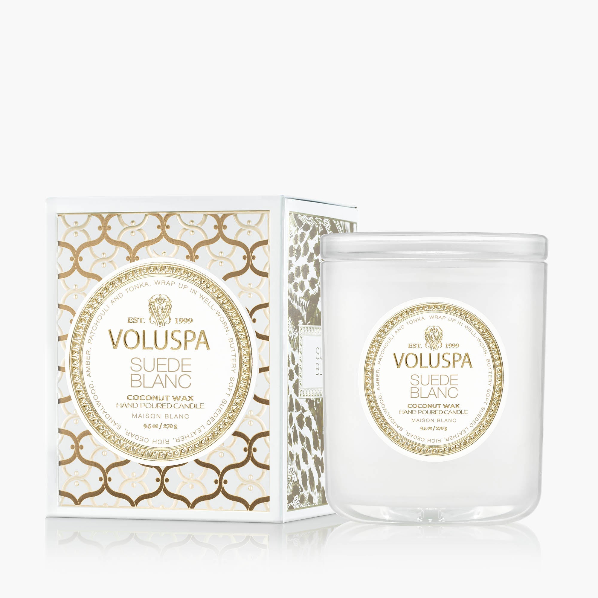 Suede Blanc | Classic Candle | VOLUSPA