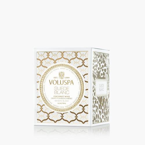 Suede Blanc - Classic Candle