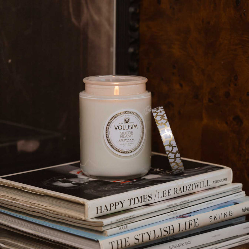 Suede Blanc - Large Jar Candle