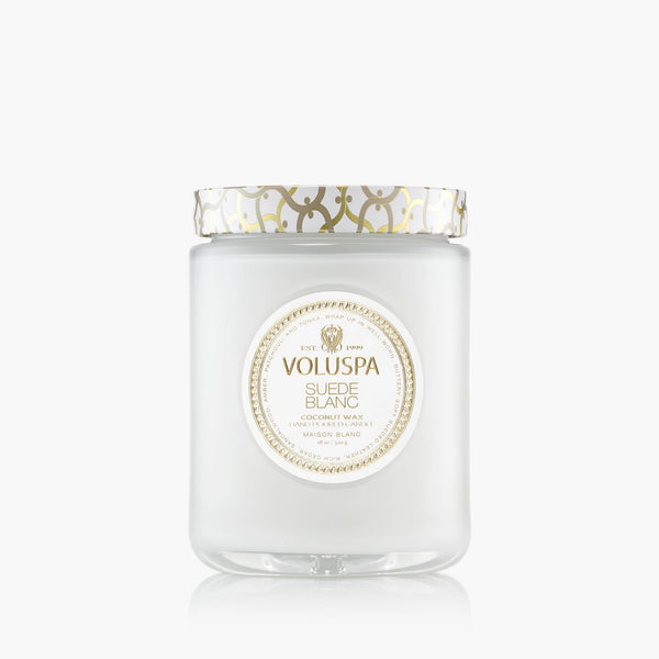 Suede Blanc | Large Jar Candle | VOLUSPA