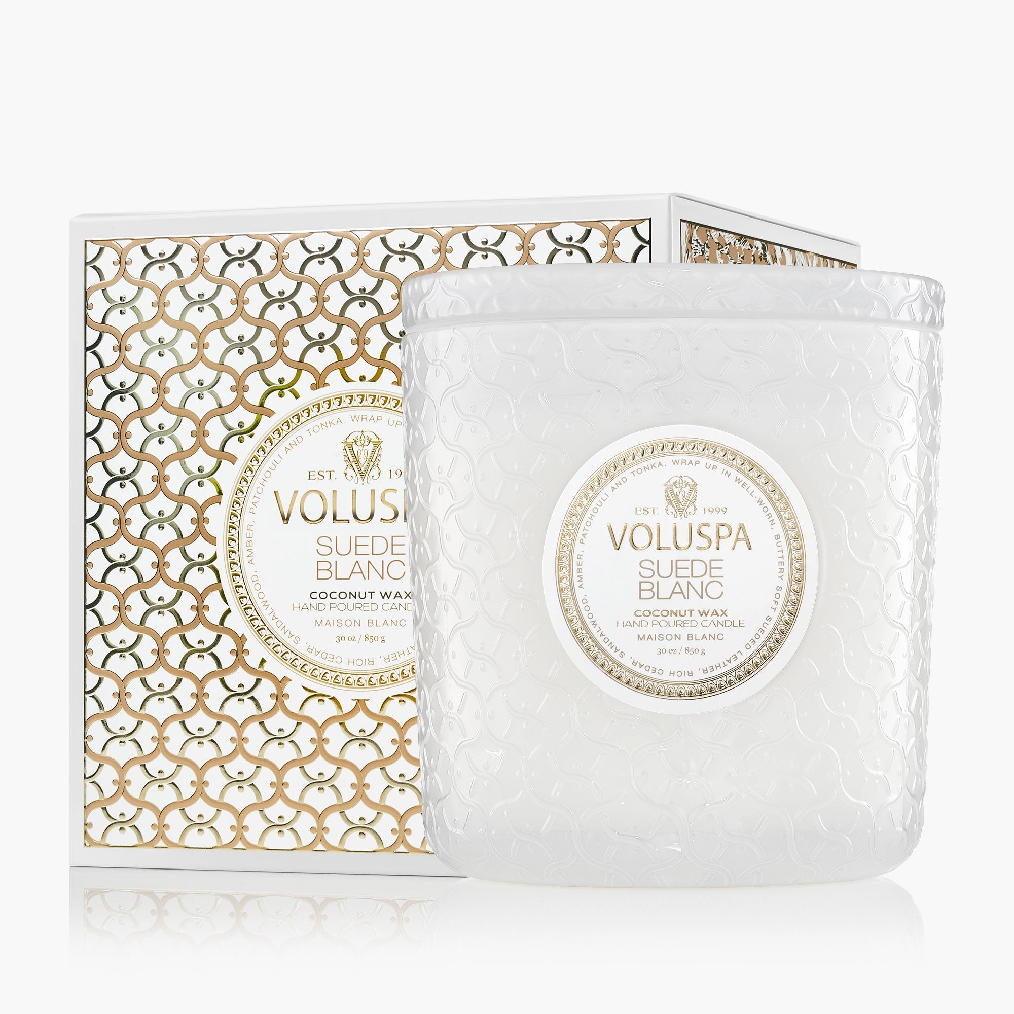 Suede Blanc - Luxury Hand Soap & Lotion Set