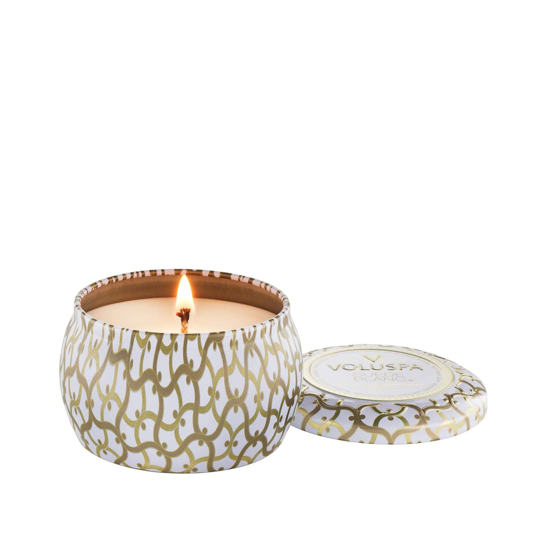 Suede Blanc - Mini Tin Candle