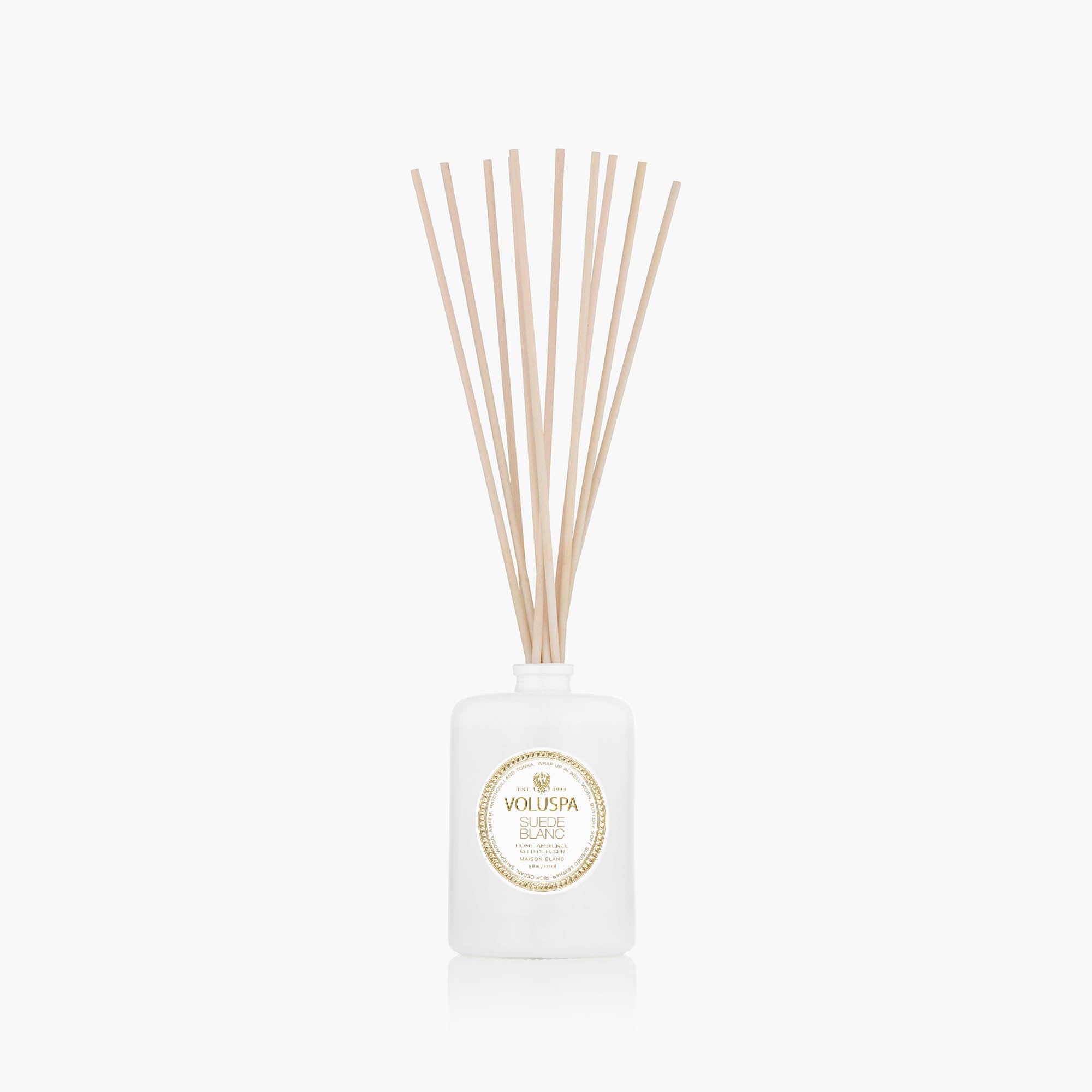 Suede Blanc | Reed Diffuser | VOLUSPA