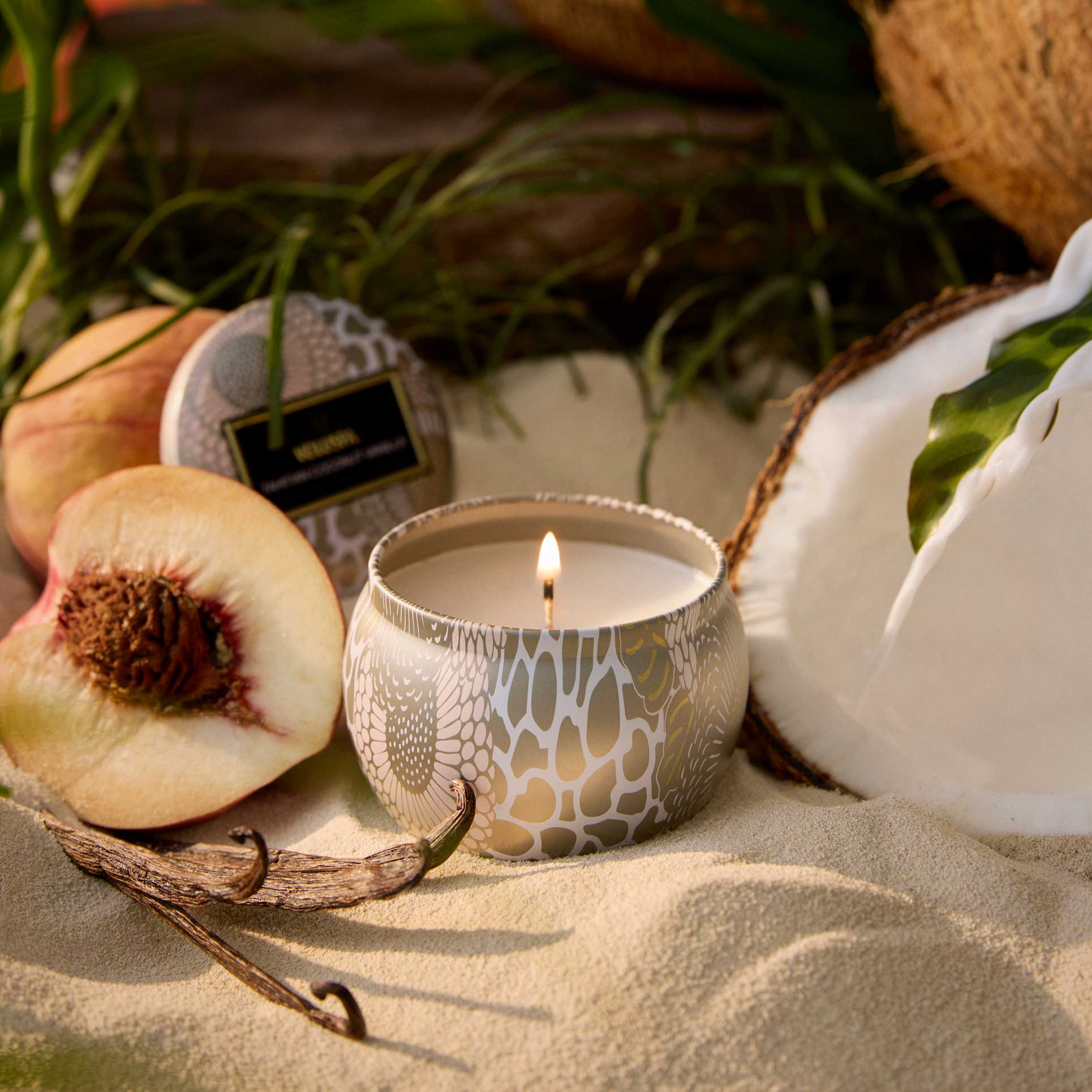 Tahitian Coconut Vanilla | Mini Tin Candle | VOLUSPA