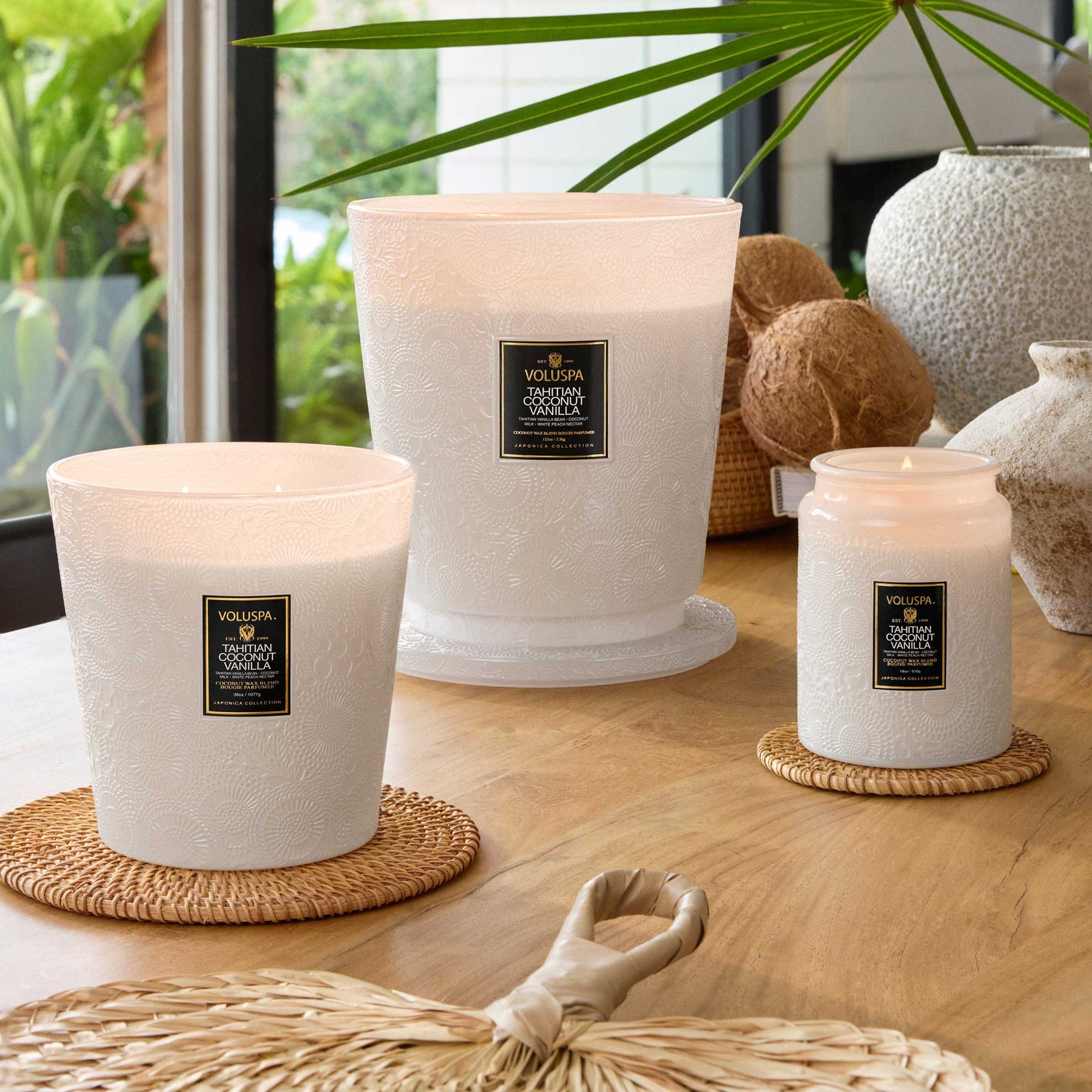 Tahitian Coconut Vanilla - 5 Wick Hearth Candle