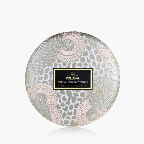 Tahitian Coconut Vanilla - 3 Wick Tin Candle