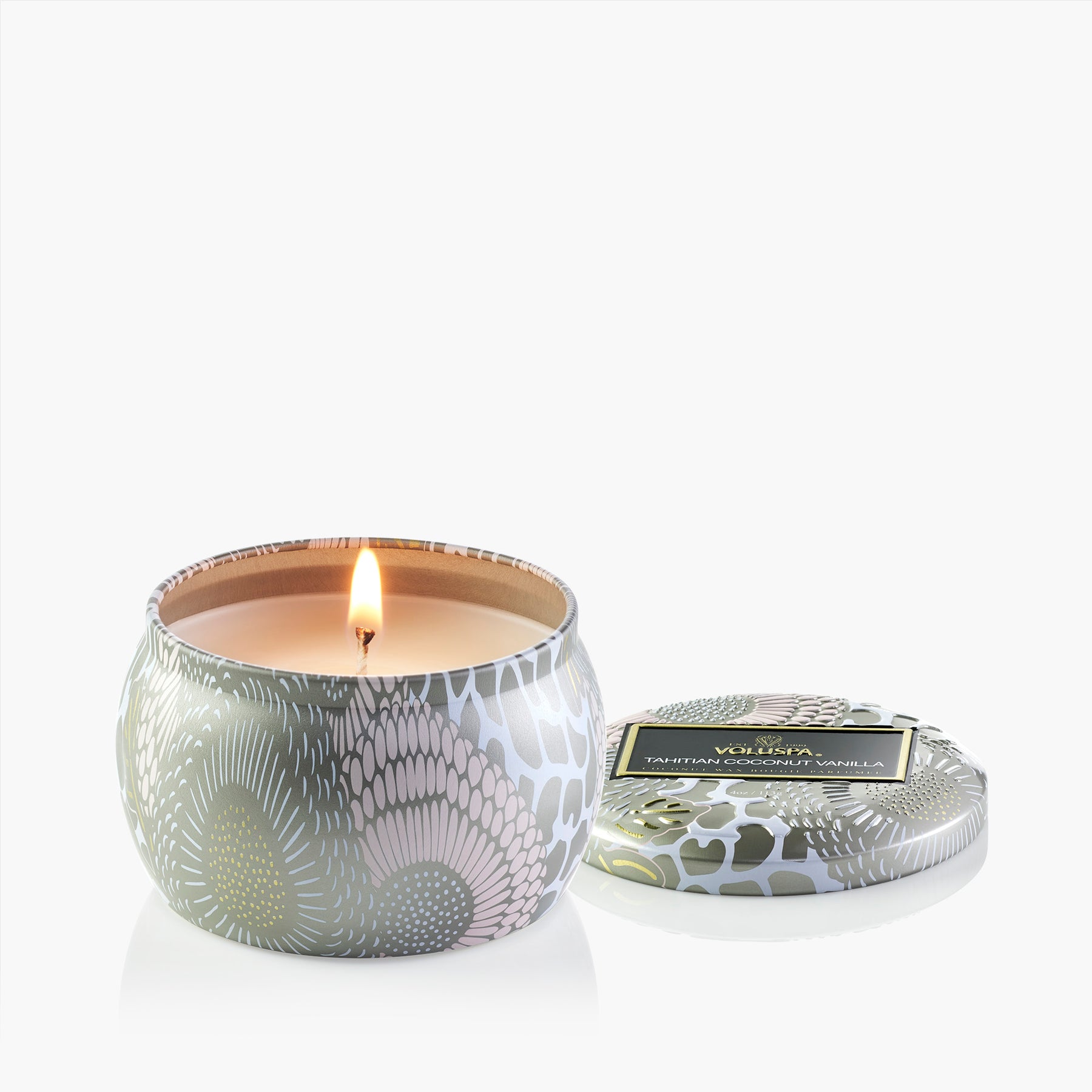 Tahitian Coconut Vanilla - Mini Tin Candle