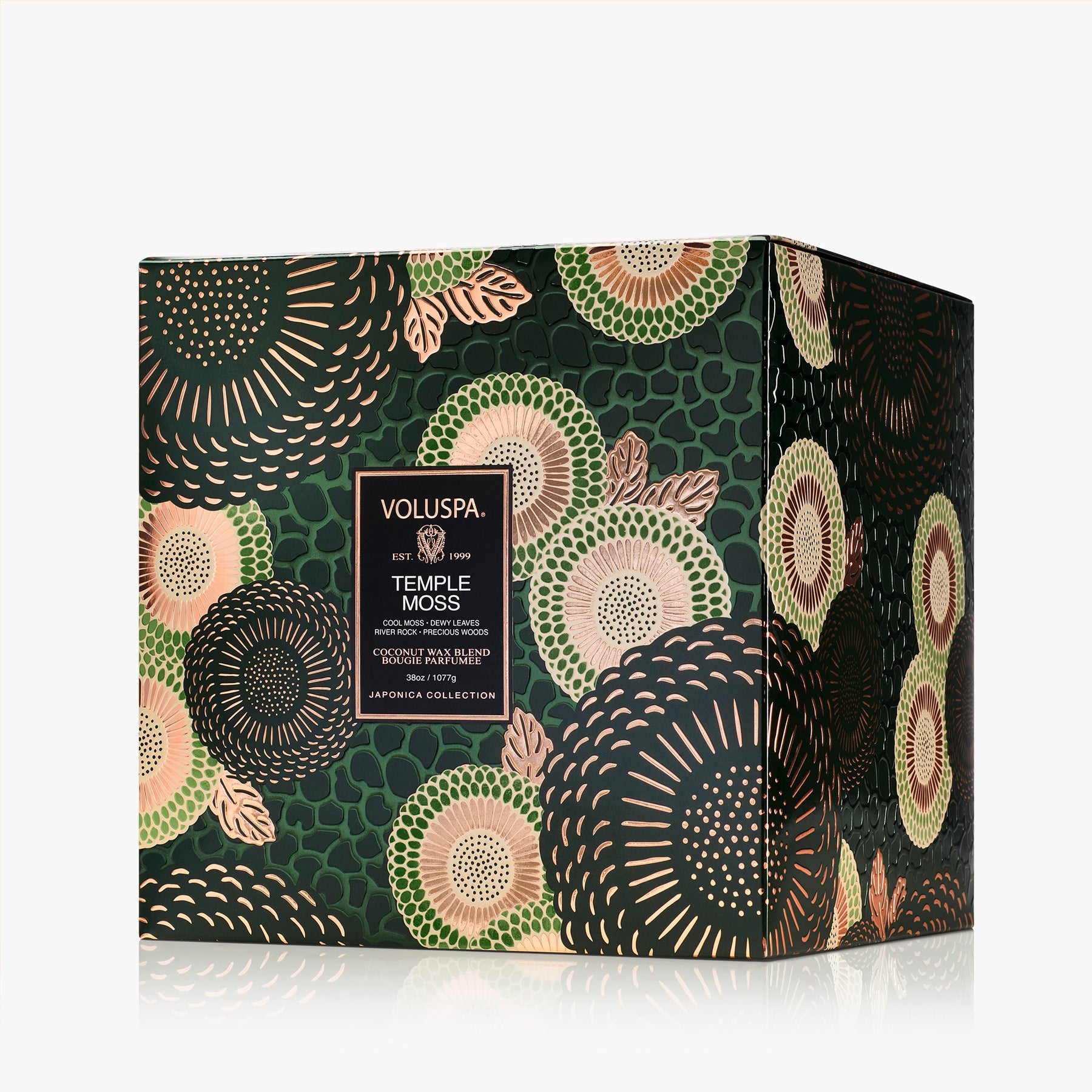 Temple Moss - 3 Wick Hearth Candle