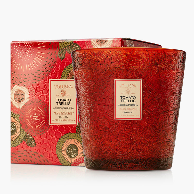 Tomato Trellis - 3 Wick Hearth Candle - view 1