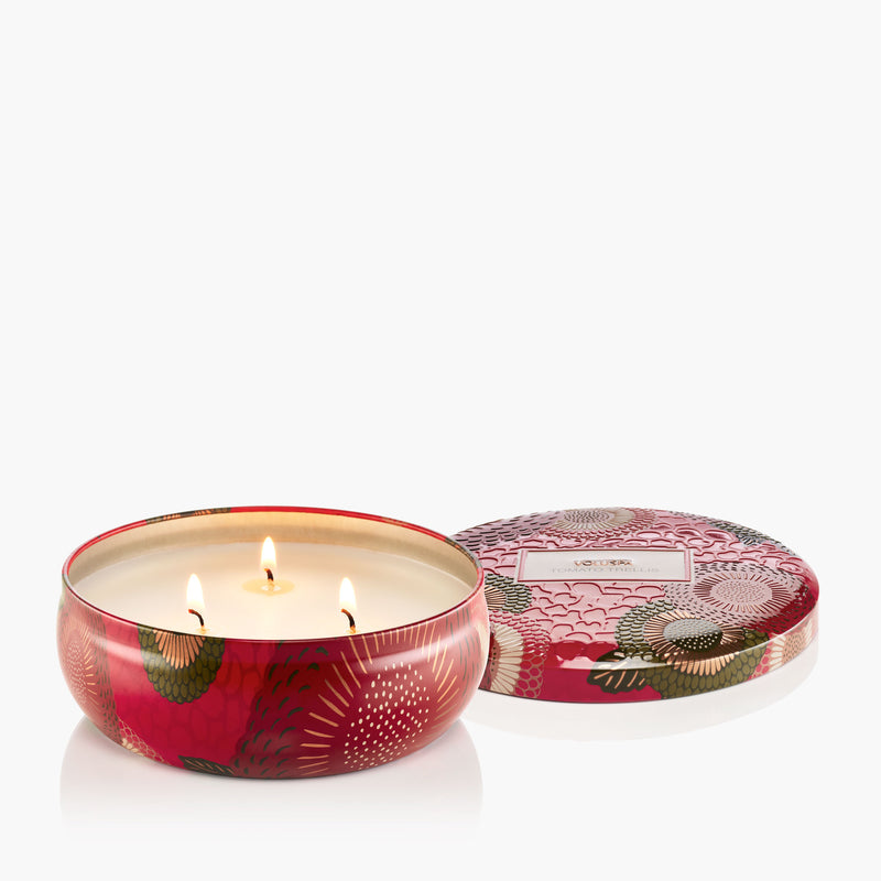Tomato Trellis - 3 Wick Tin Candle - view 3