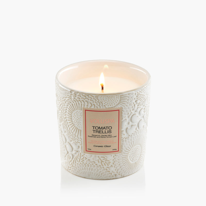 Tomato Trellis - Ceramic Luxe Classic Candle - view 4