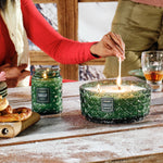 Noble Fir Garland - Centerpiece Candle