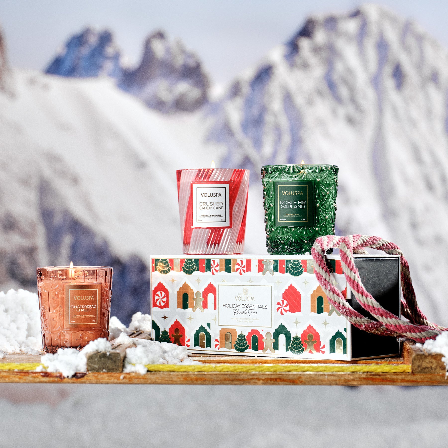 Holiday Village Candle Trio - Assorted Gift Set