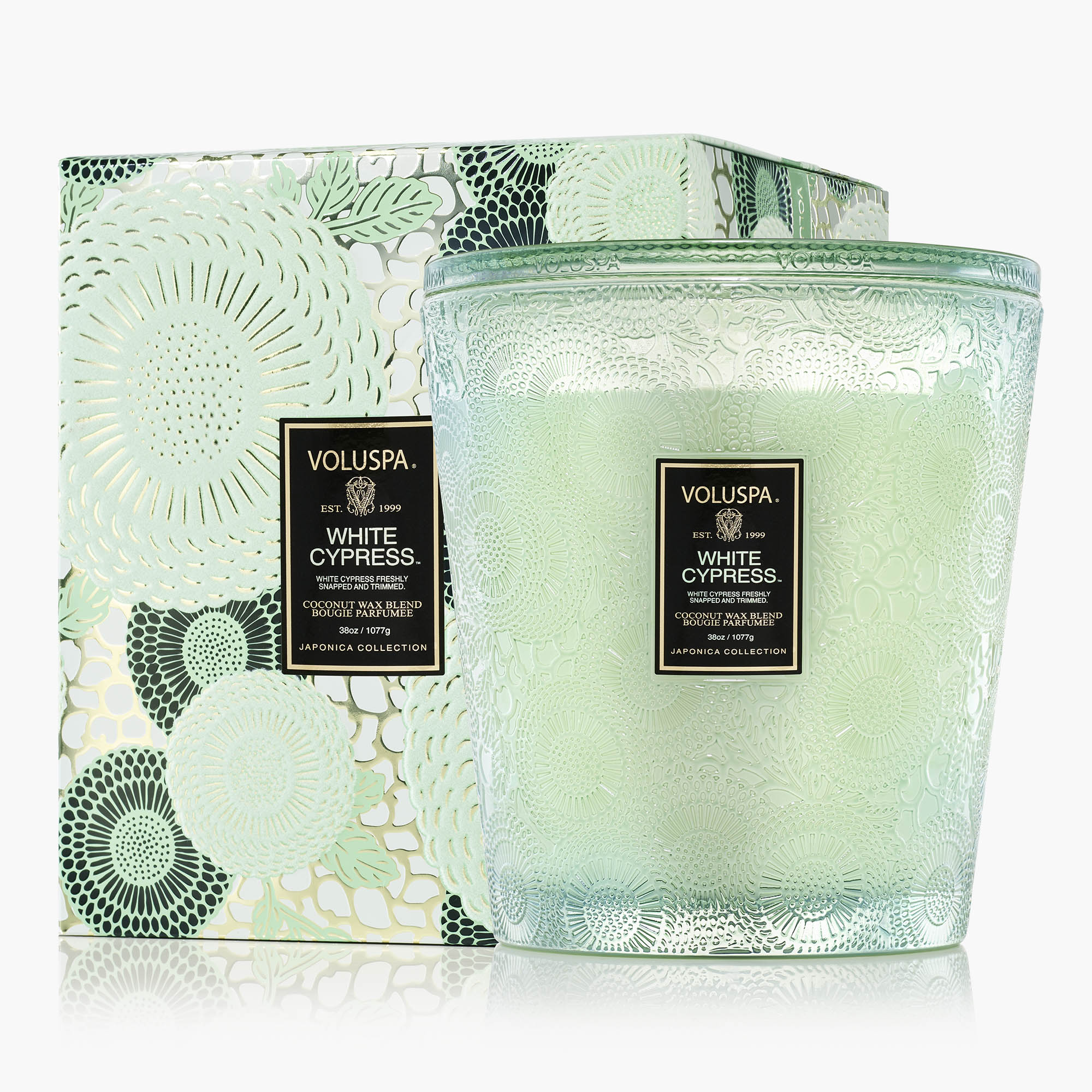 White Cypress | 3 Wick Hearth Candle | VOLUSPA