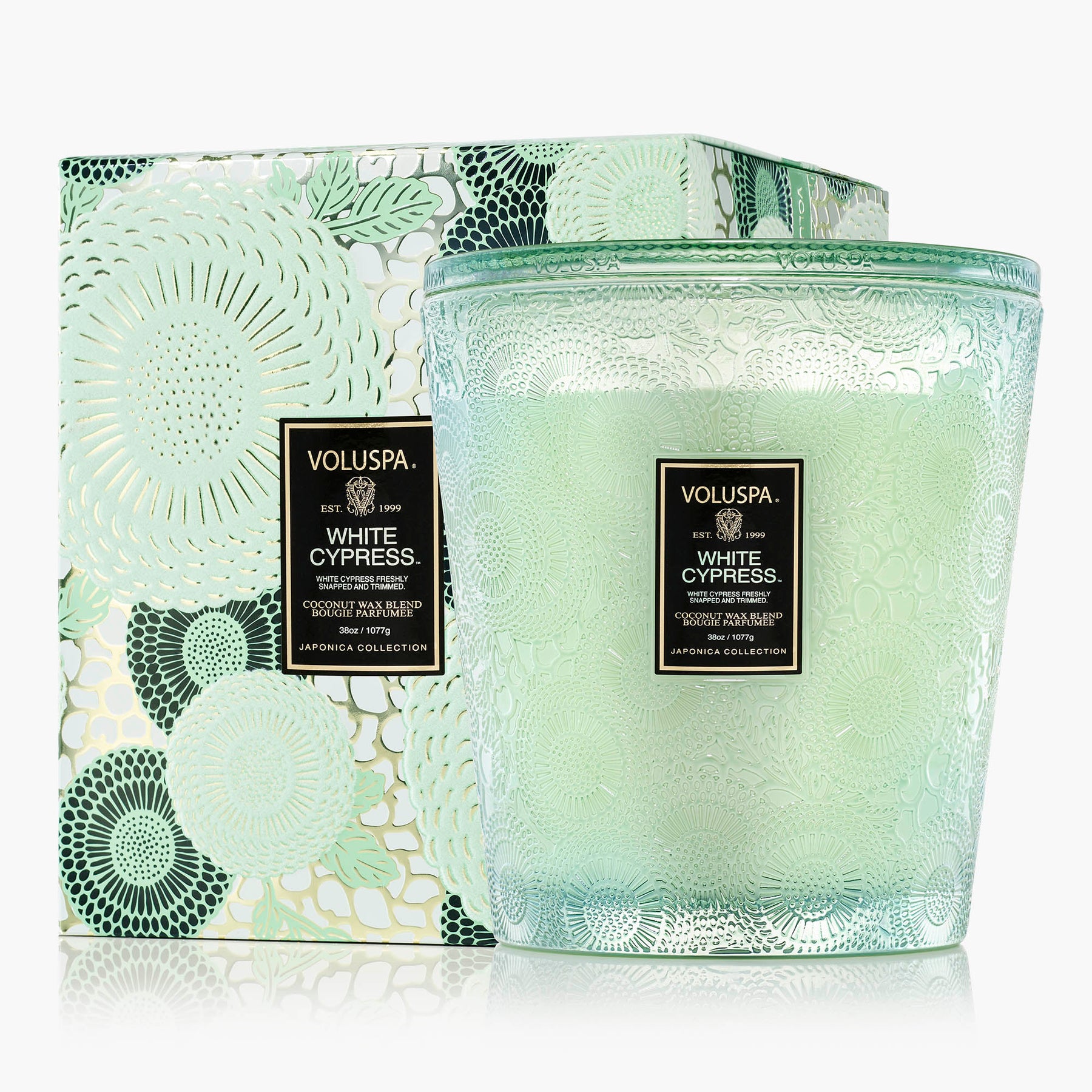 White Cypress - 3 Wick Hearth Candle