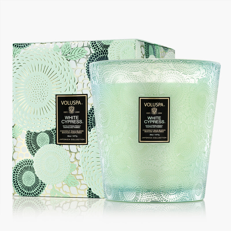 White Cypress - 3 Wick Hearth Candle - view 1