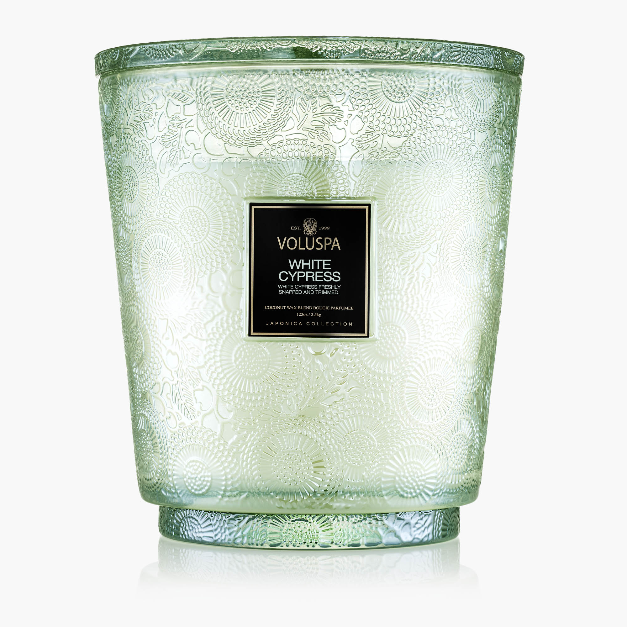 White Cypress | 5 Wick Hearth Candle | VOLUSPA