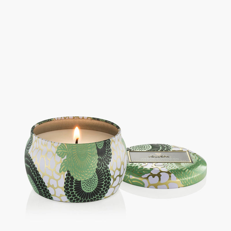 White Cypress - Mini Tin Candle