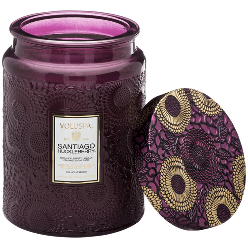 Santiago Huckleberry - Large Jar Candle