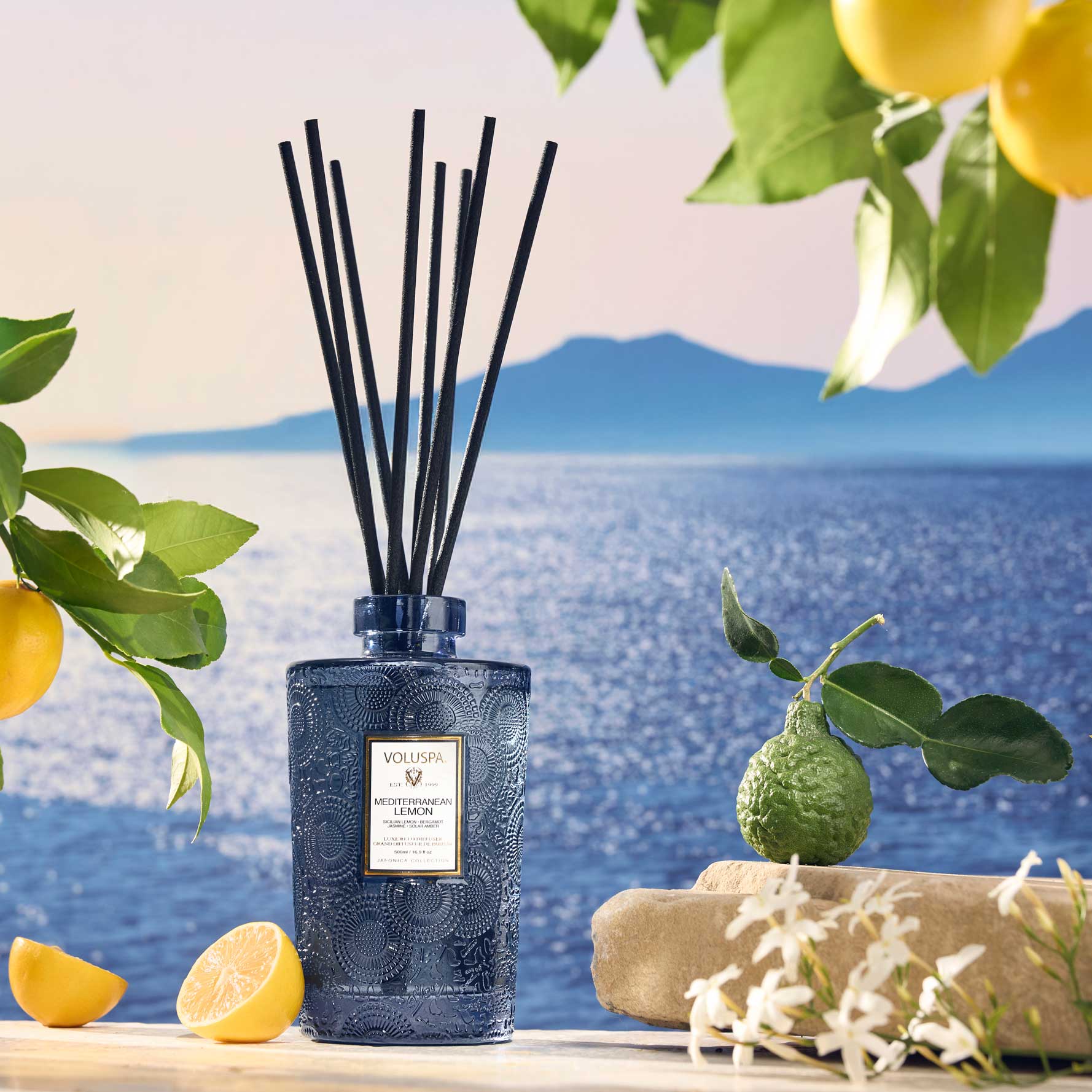 Mediterranean Lemon - Luxe Reed Diffuser