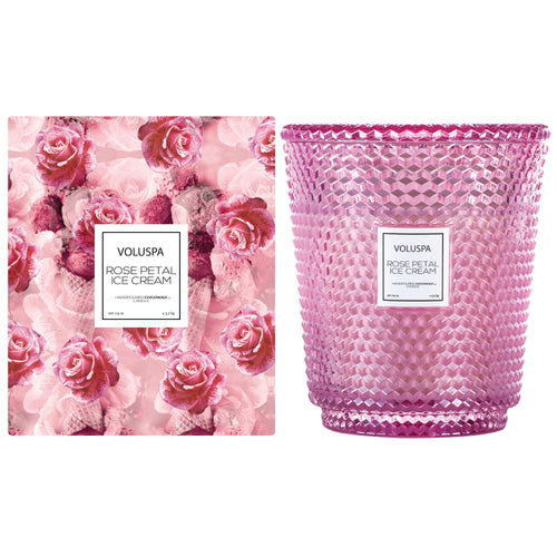 Rose Petal Ice Cream - 5 Wick Hearth Candle