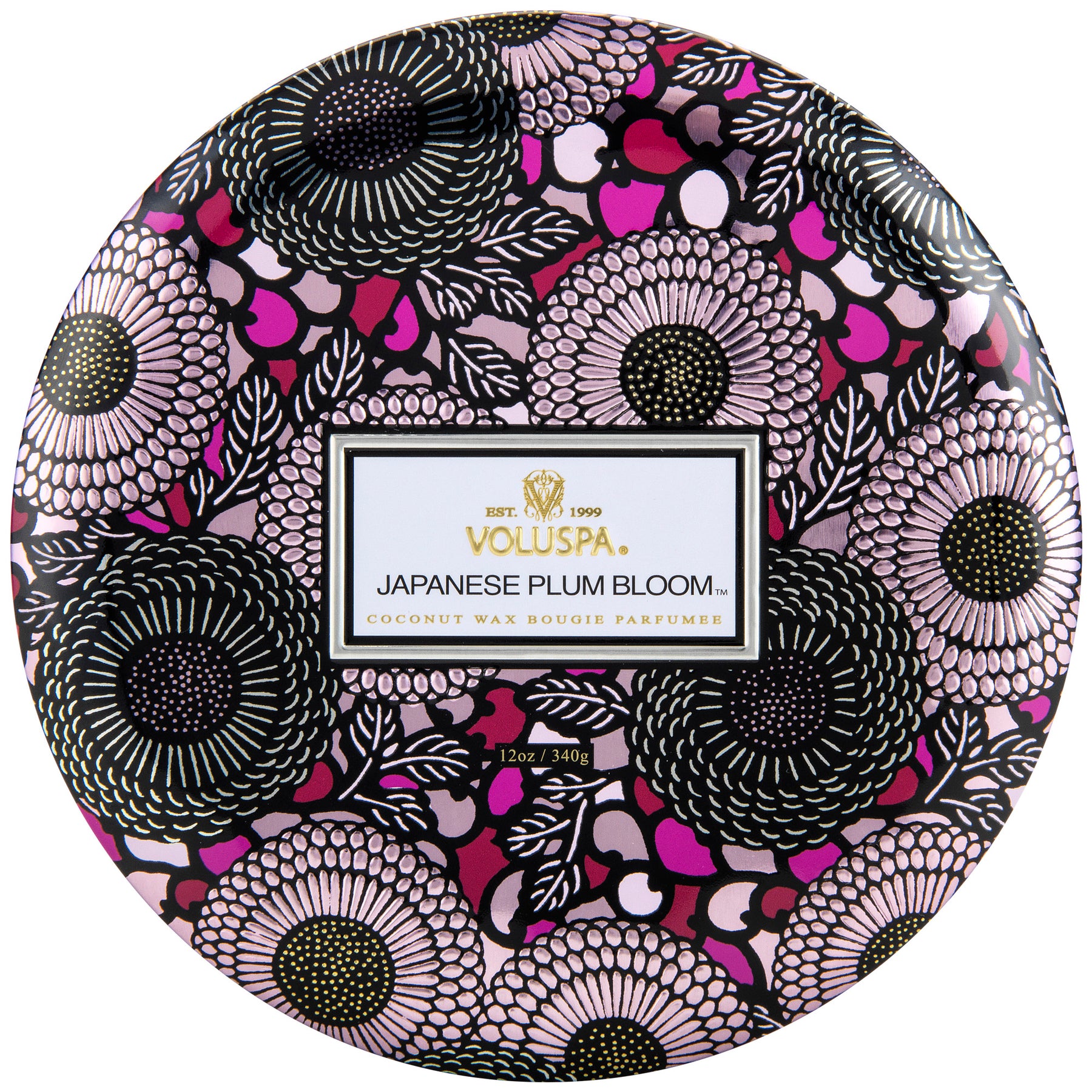 Japanese Plum Bloom - 3 Wick Tin Candle