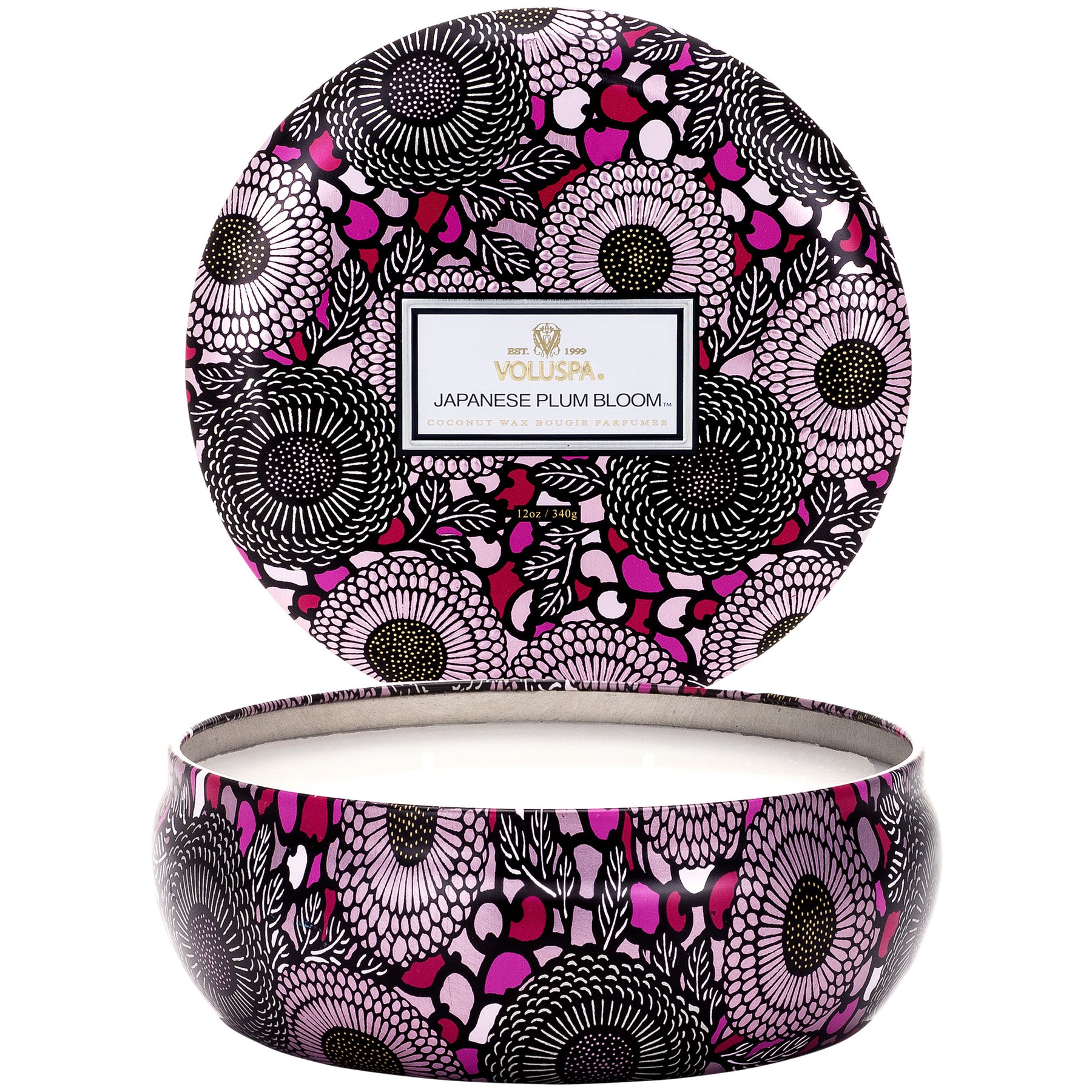 Japanese Plum Bloom - 3 Wick Tin Candle