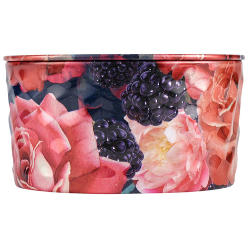 Blackberry Rose Oud - 2 Wick Tin Candle