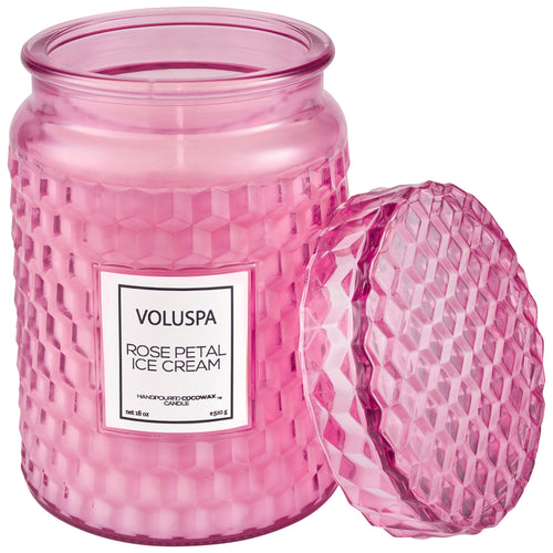 Rose Petal Ice Cream - Large Jar Candle