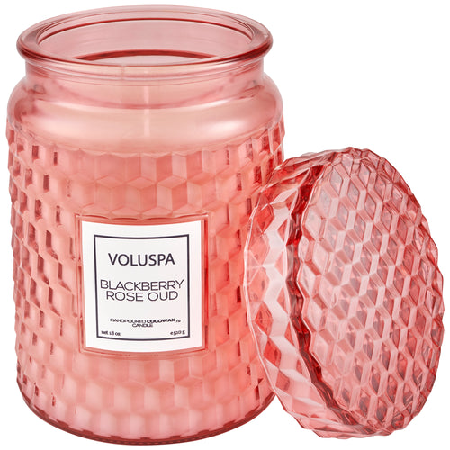 Blackberry Rose Oud - Large Jar Candle