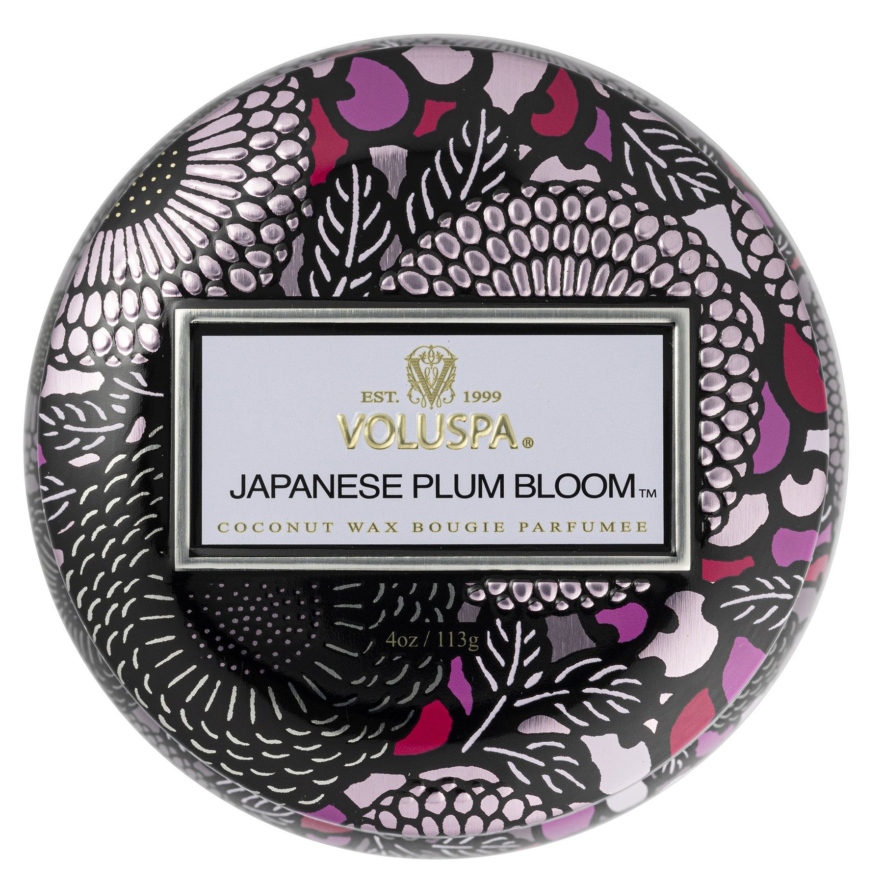 Japanese Plum Bloom - Mini Tin Candle