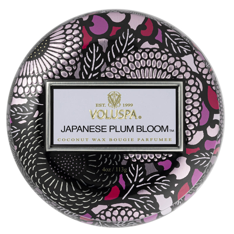 Japanese Plum Bloom - Mini Tin Candle - view 4