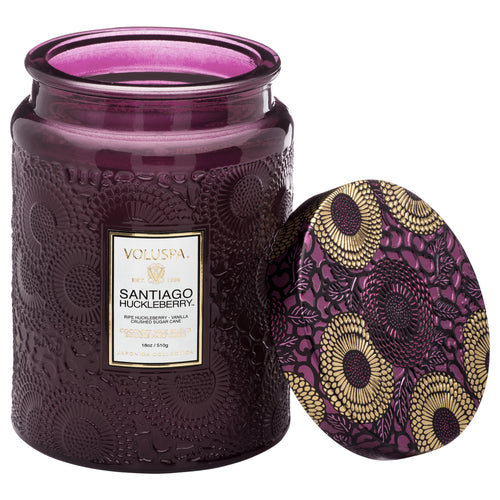 Santiago Huckleberry - Large Jar Candle