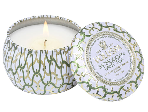 Moroccan Mint Tea - Mini Tin Candle