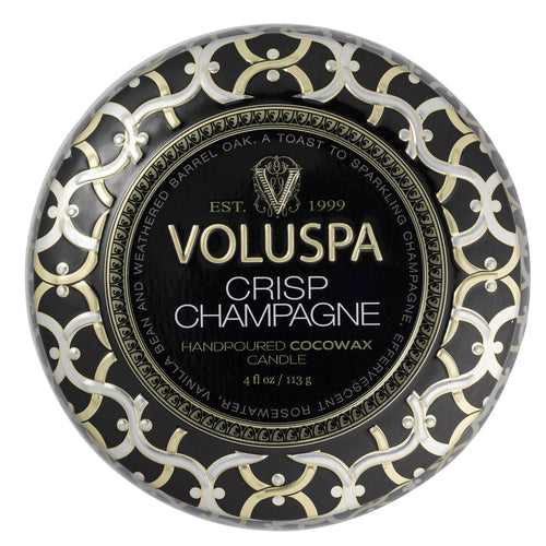 Crisp Champagne - Mini Tin Candle