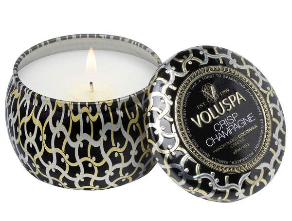 Champagne Toast  Copper Flame Candle